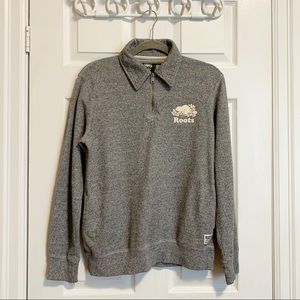 Roots Original 1/4 Zip (Salt & Pepper)